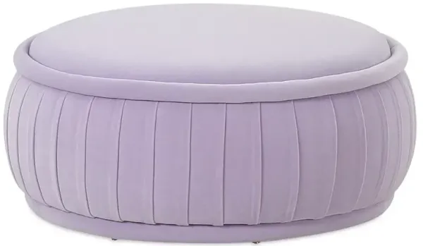 TOV Furniture Rylee Velvet Ottoman