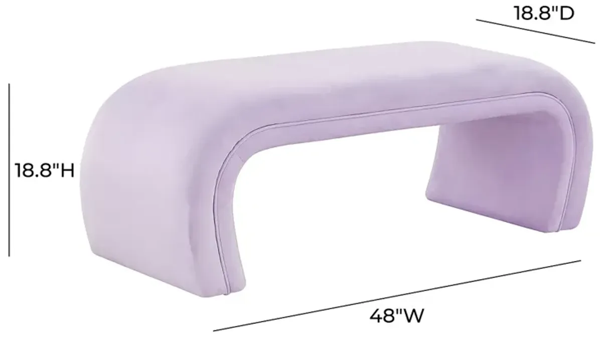 TOV Furniture Kenya Velvet Bench