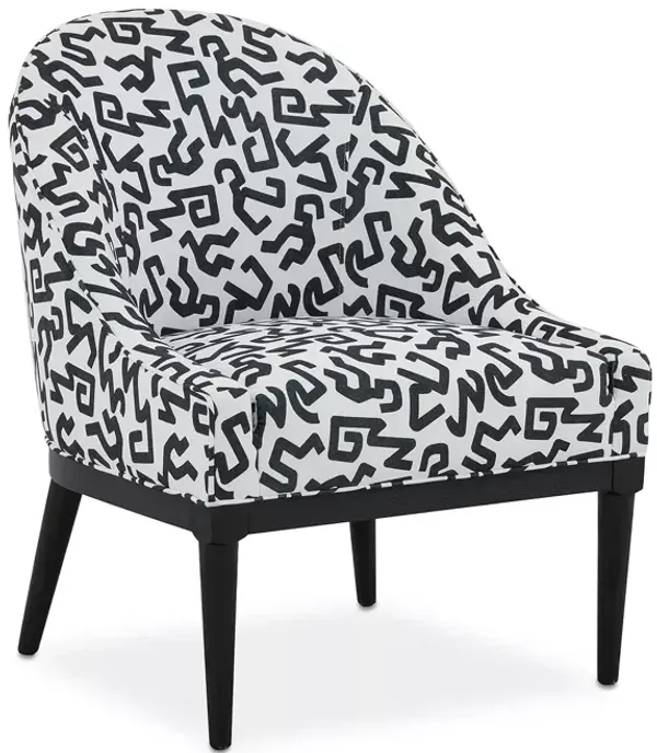 TOV Furniture Crystal Velvet Patterned Accent Chair