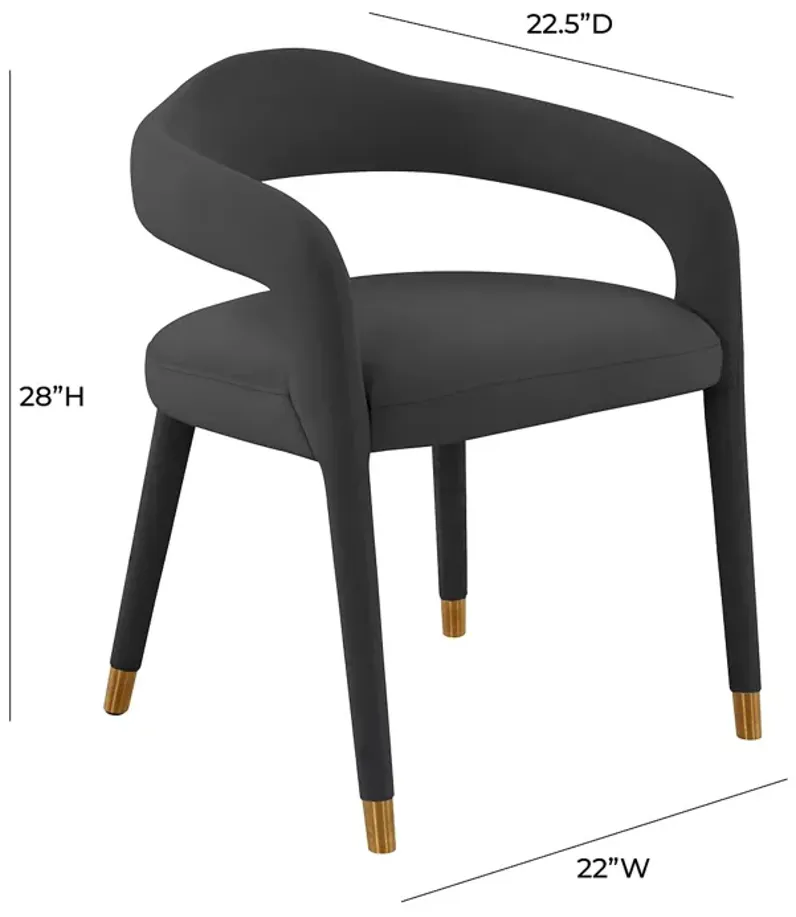 TOV Furniture Lucia Velvet Dining Chair