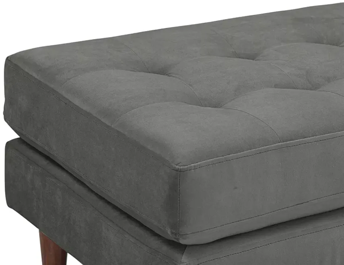 TOV Furniture Cave Velvet Ottoman