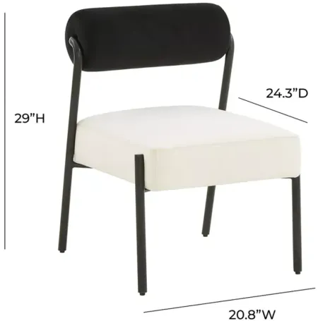 TOV Furniture Jolene Velvet Accent Chair