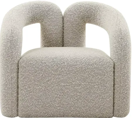 TOV Furniture Jenn Gray Boucle Accent Chair