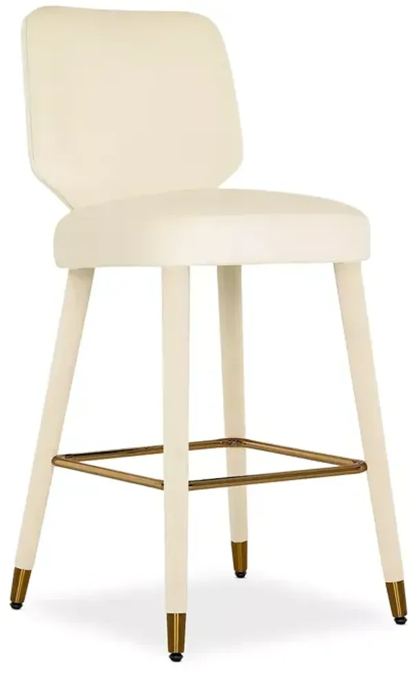 TOV Furniture Athena Velvet Counter Stool by Inspire Me! Home Decor