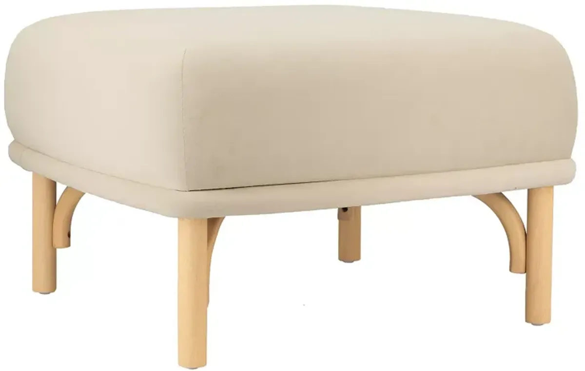 TOV Furniture Desiree Velvet Ottoman