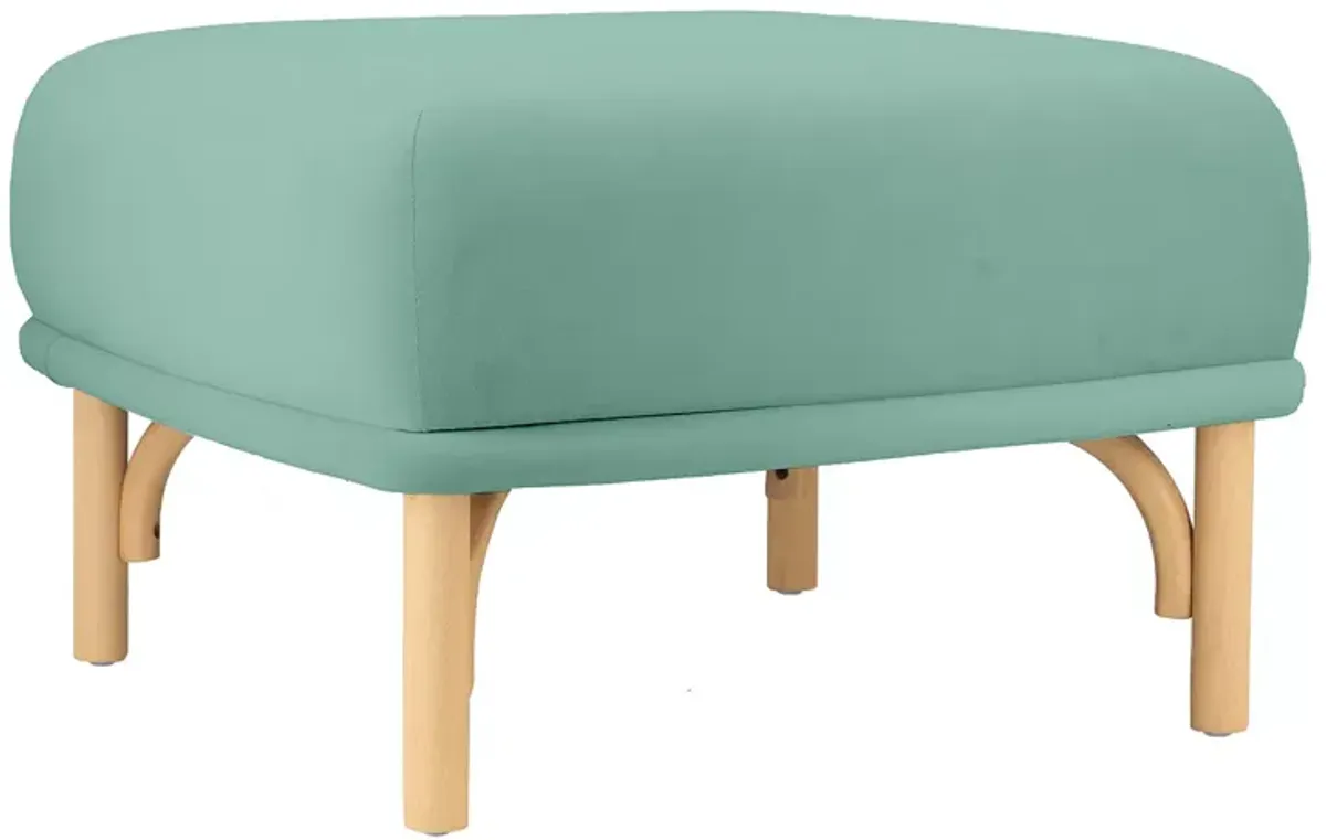 TOV Furniture Desiree Velvet Ottoman