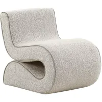 TOV Furniture Senna Speckled Gray Boucle Accent Chair