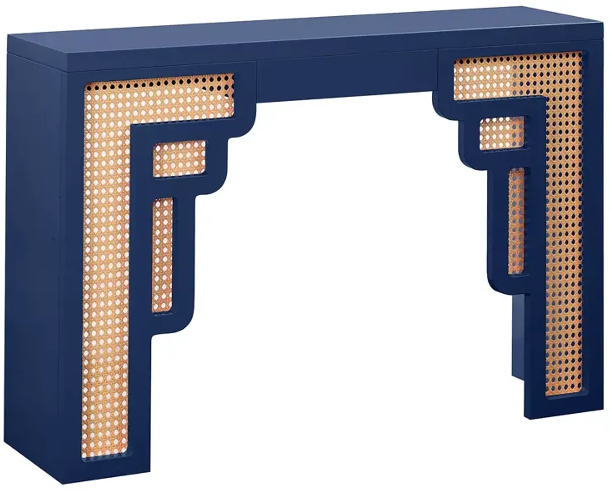 TOV Furniture Suzie Rattan Console Table