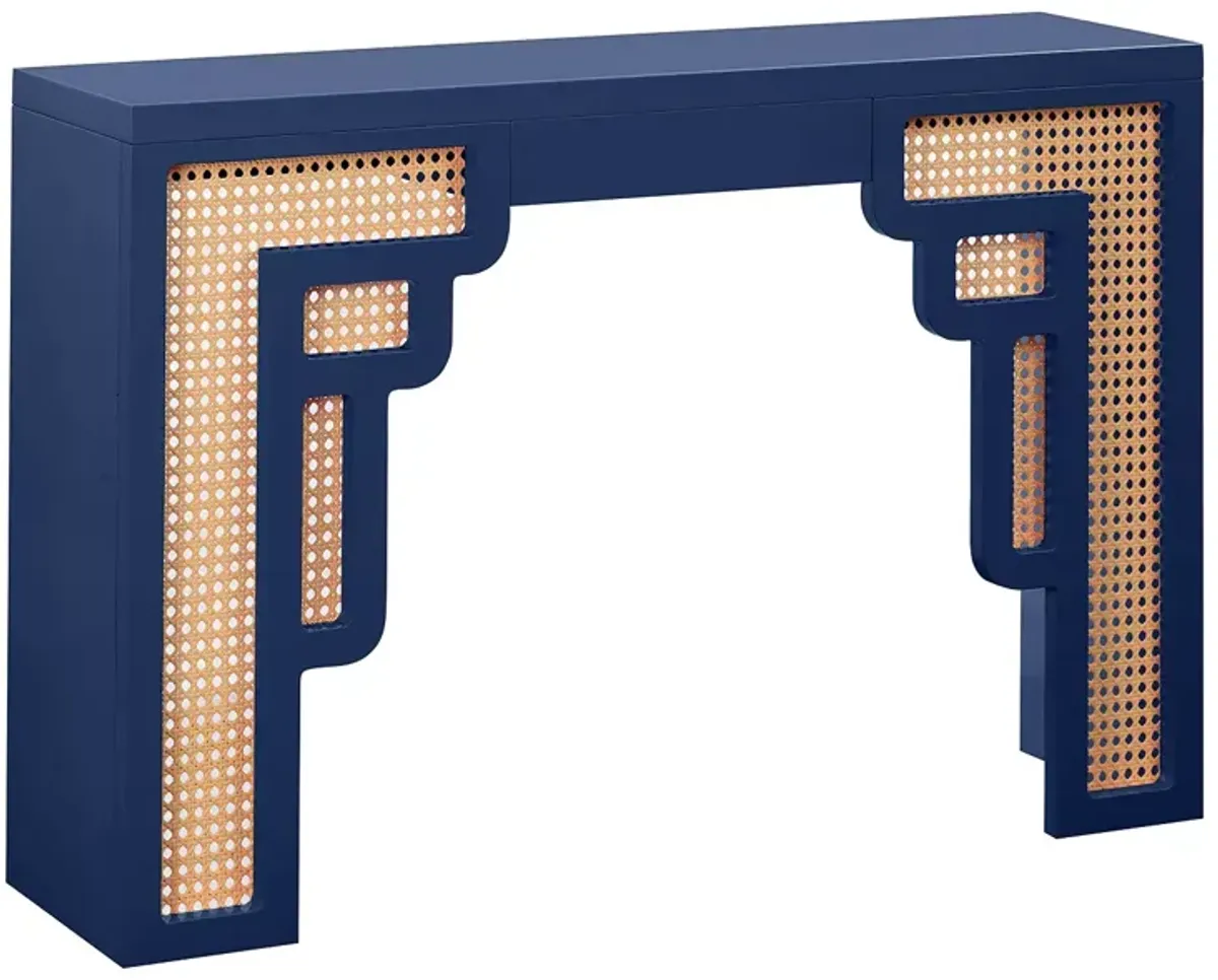 TOV Furniture Suzie Rattan Console Table