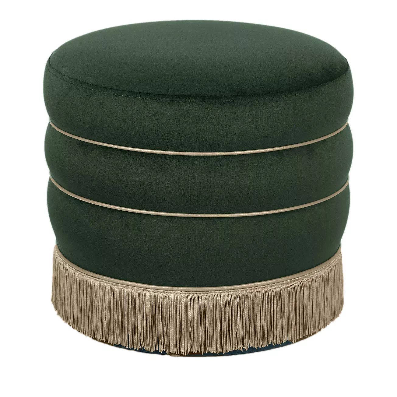 TOV Furniture Lakka Velvet Ottoman