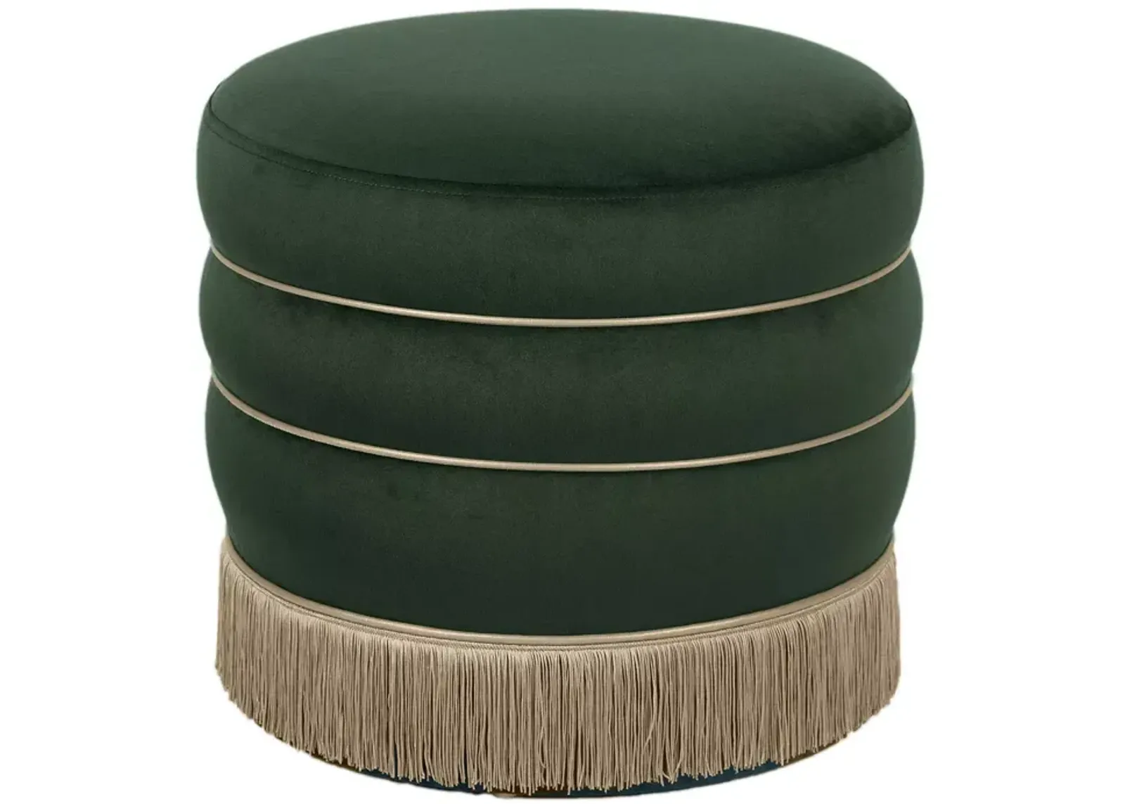 TOV Furniture Lakka Velvet Ottoman