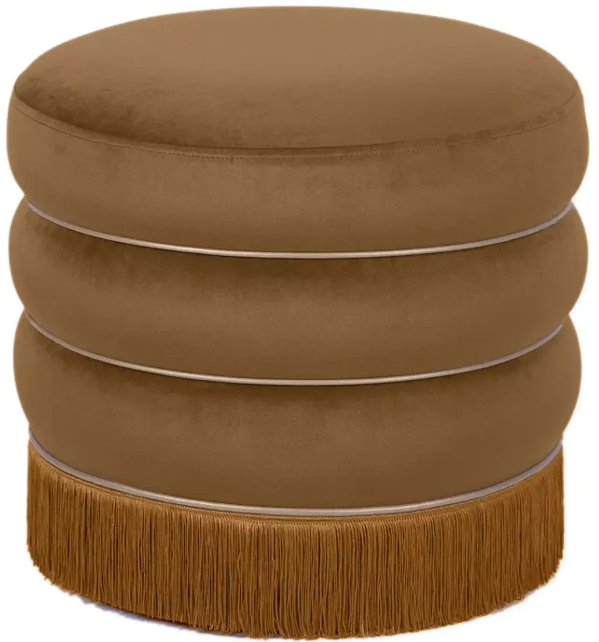 TOV Furniture Lakka Velvet Ottoman