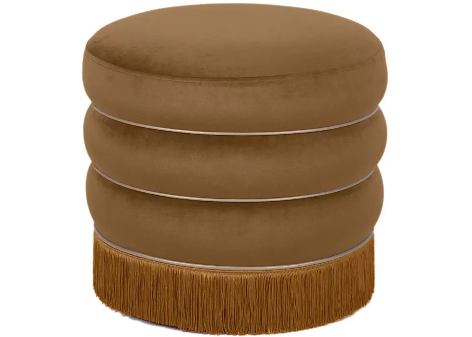 TOV Furniture Lakka Velvet Ottoman