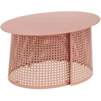 TOV Furniture Pesky Coral Pink Coffee Table