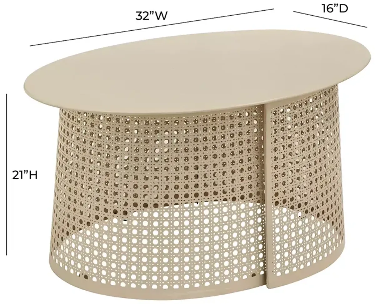 TOV Furniture Pesky Eggnog Cream Coffee Table