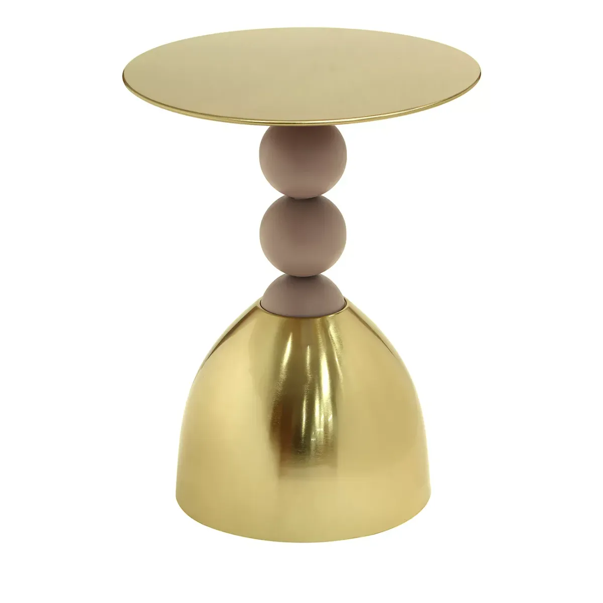 TOV Furniture Daleyza Gold Side Table