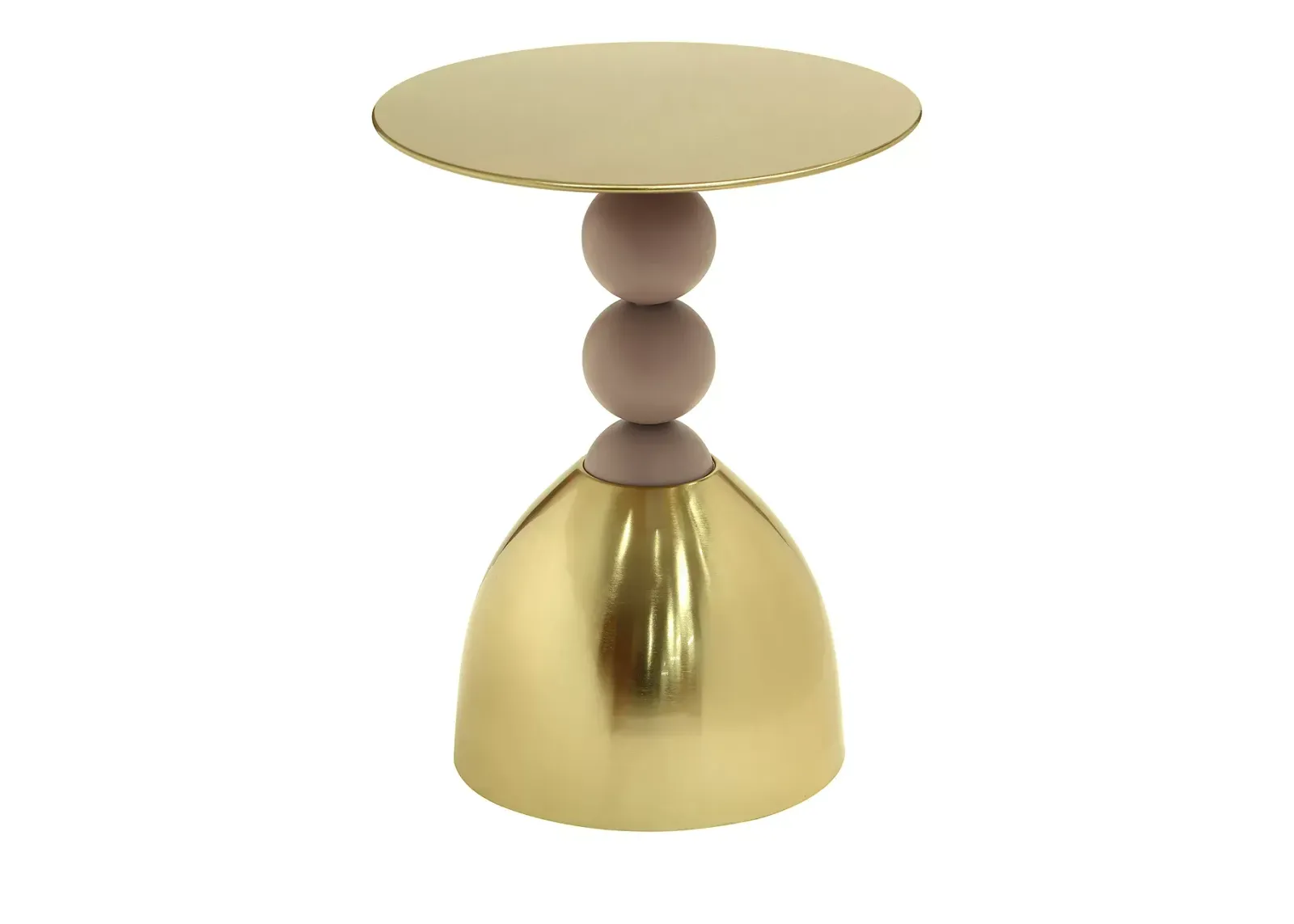 TOV Furniture Daleyza Gold Side Table