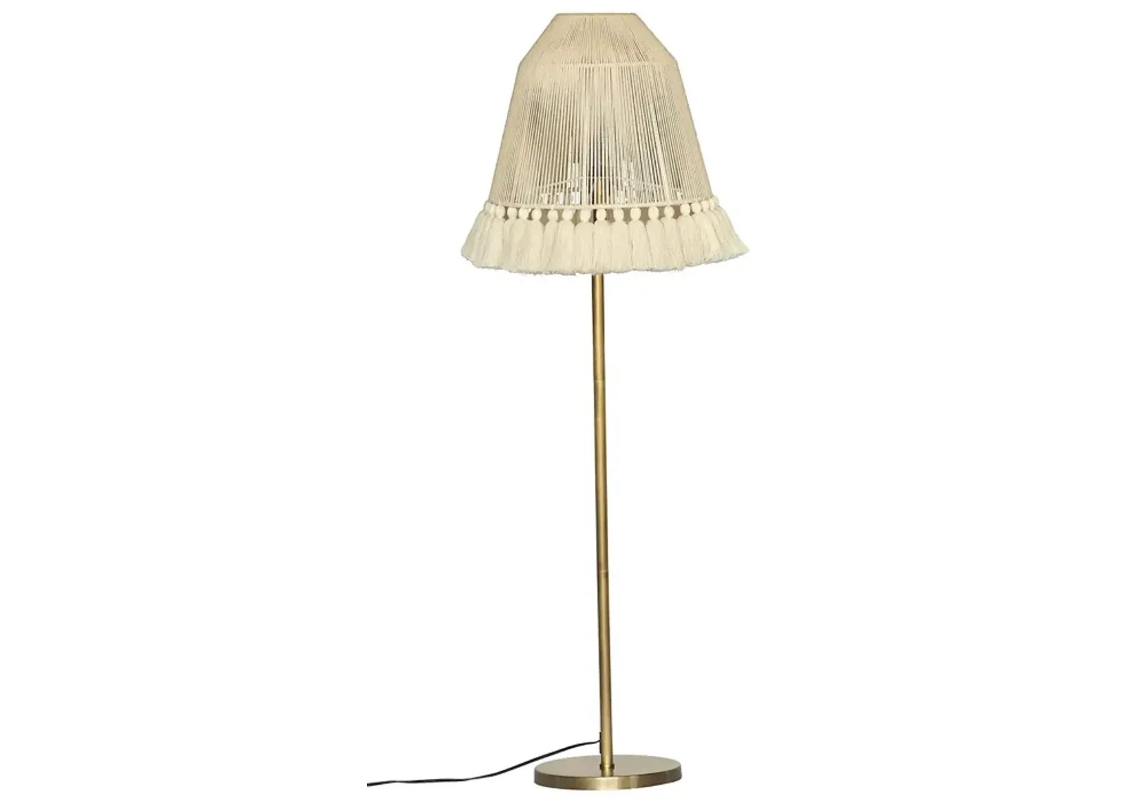 TOV Furniture June White Tall Floor Lamp