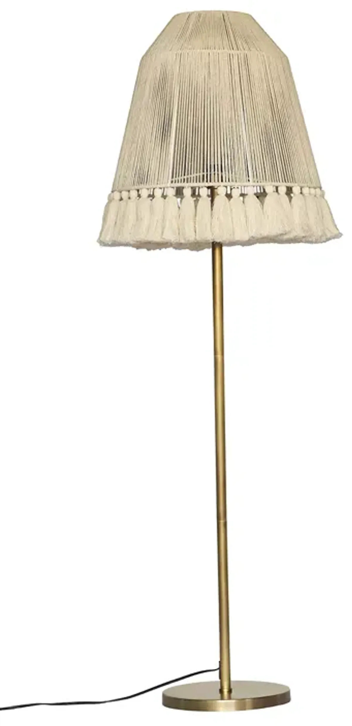 TOV Furniture June White Medium Floor Lamp