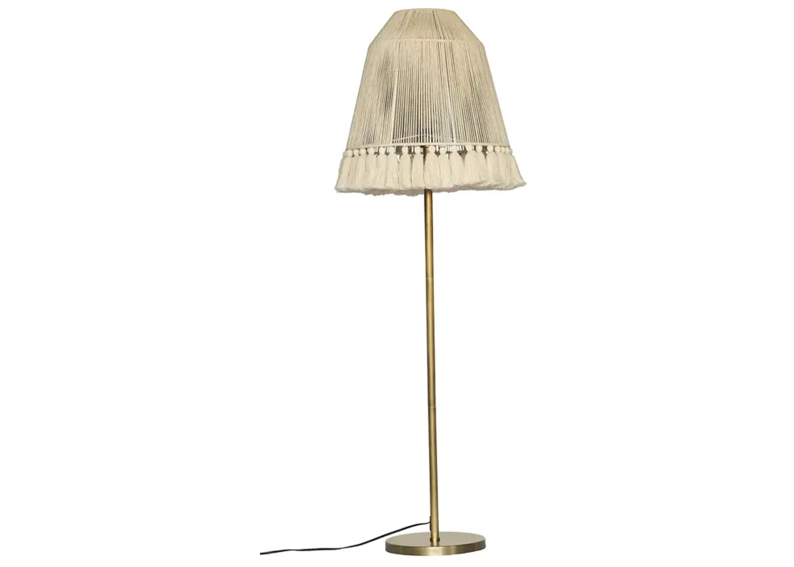 TOV Furniture June White Medium Floor Lamp