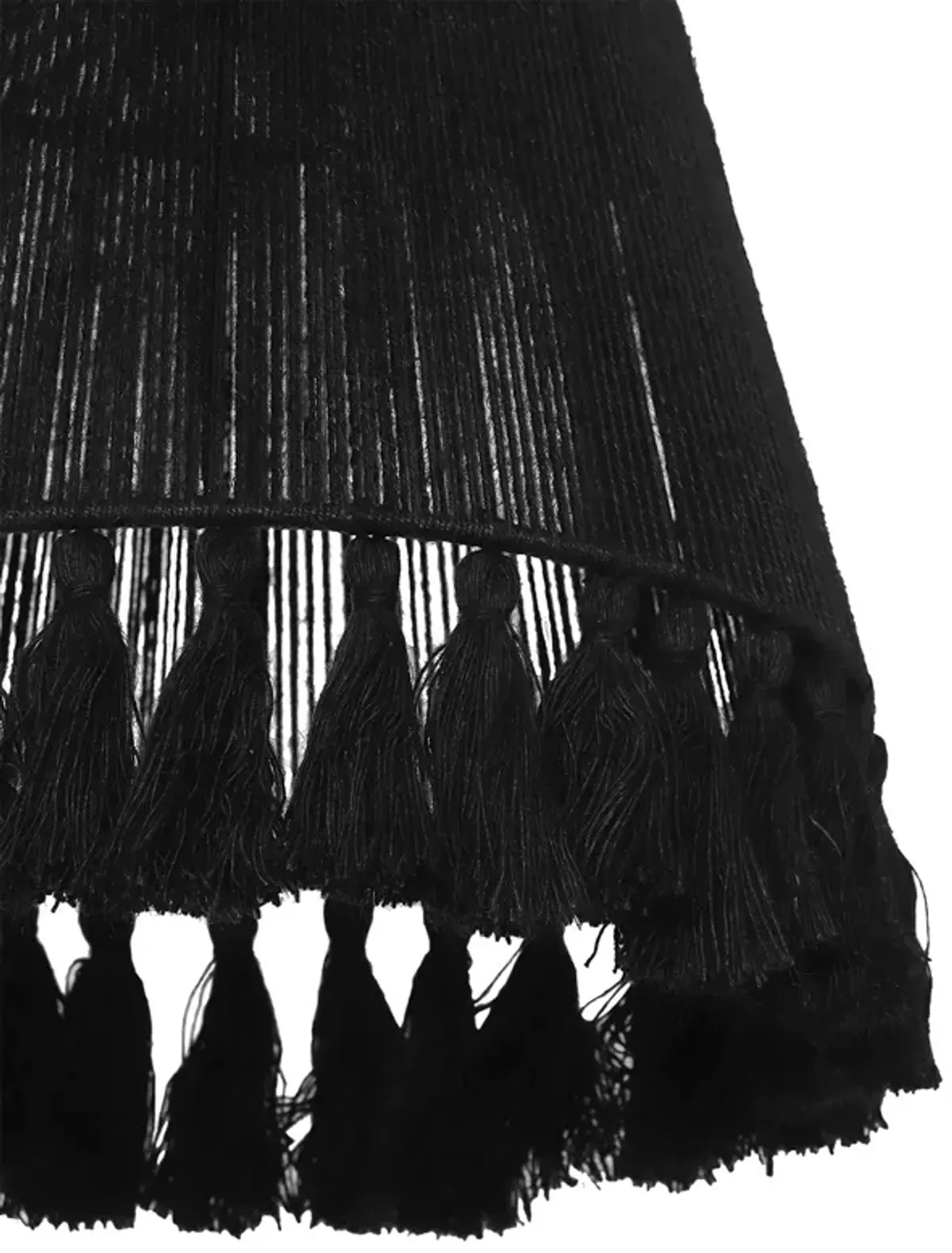 TOV Furniture Bokaro Black Jute Pendant Lamp