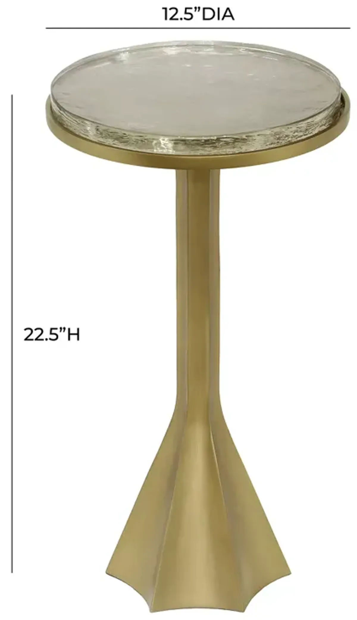 TOV Furniture Gabrielle Round Side Table