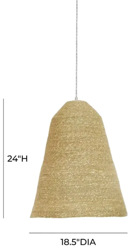 TOV Furniture Aylin Natural Grass Pendant Lamp
