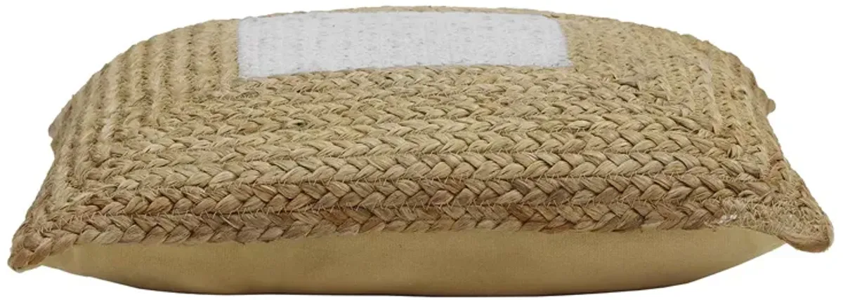 TOV Furniture Blank Mind Square Accent Pillow, 16.9"