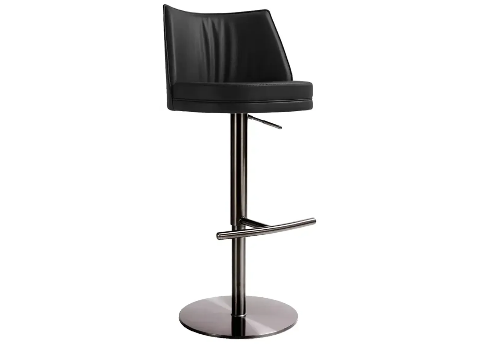 TOV Furniture Gala Faux Leather Adjustable Stool