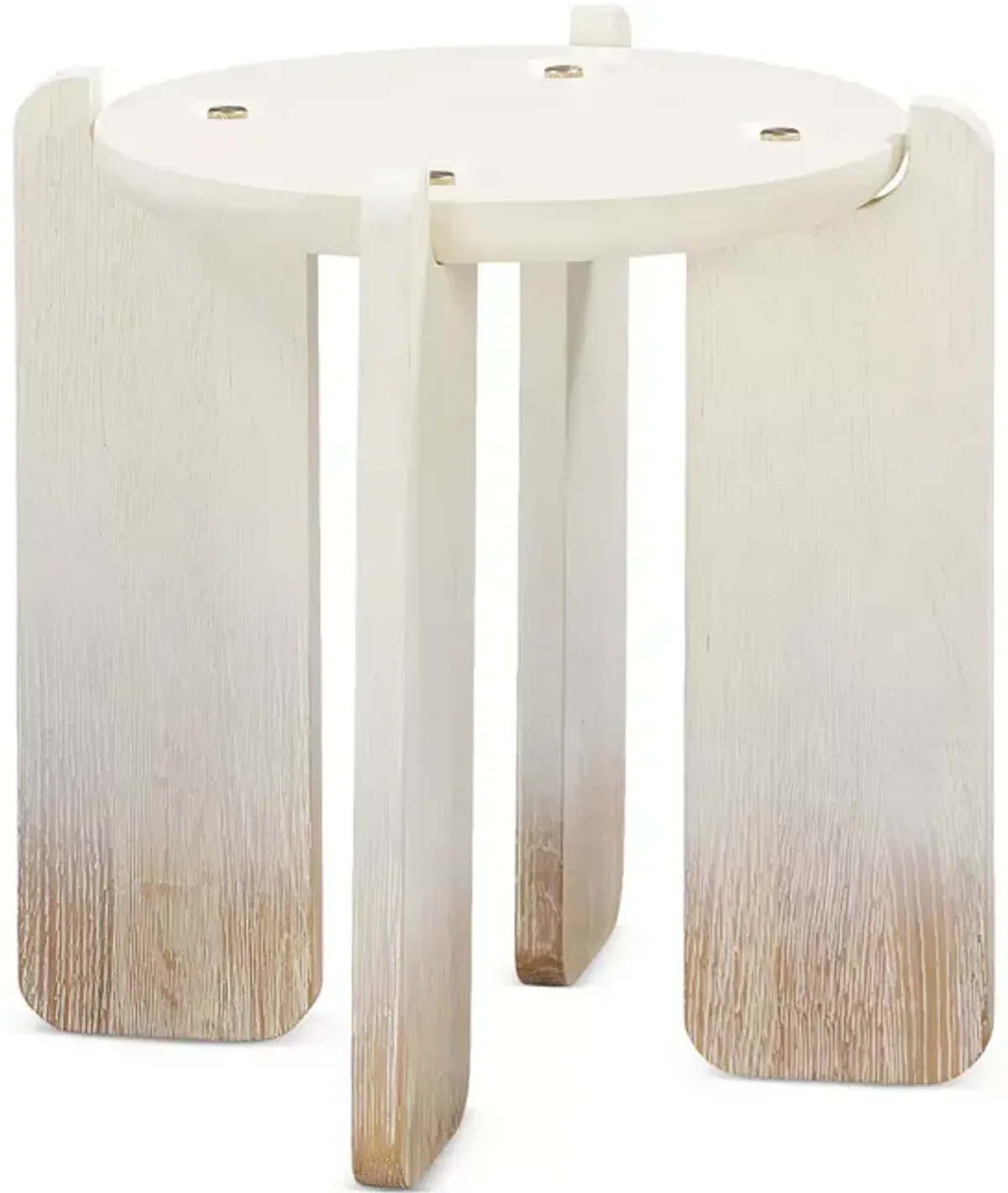 TOV Furniture Gloria Cream Oak Side Table