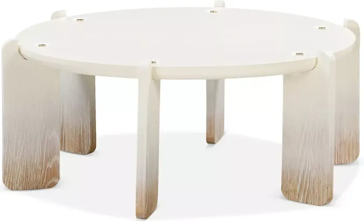 TOV Furniture Gloria Cream Oak Coffee Table