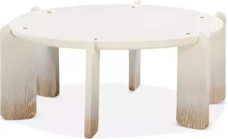 TOV Furniture Gloria Cream Oak Coffee Table