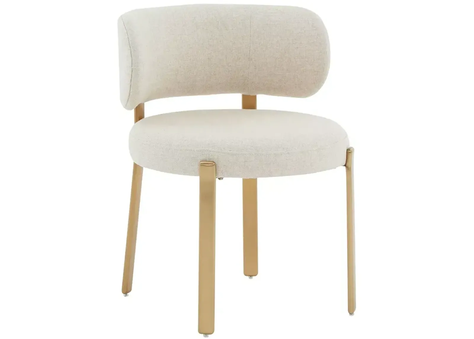 TOV Furniture Margaret Cream Linen Dining Chair