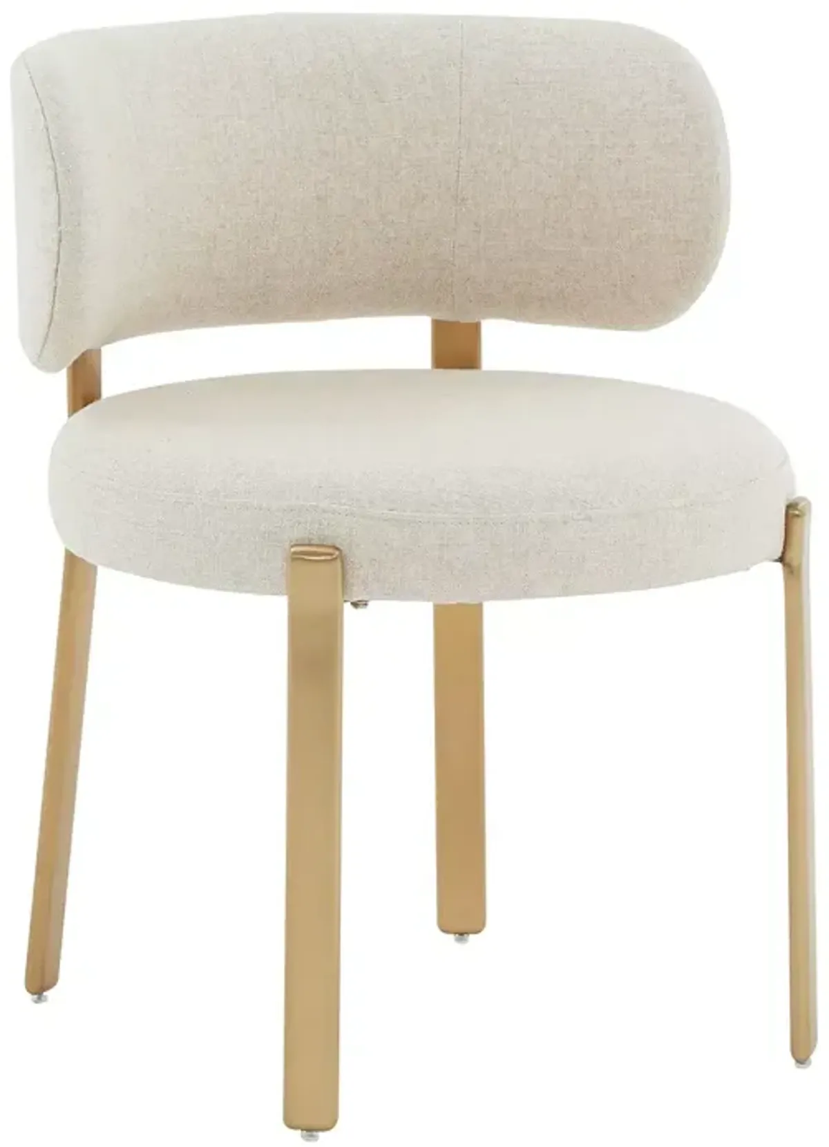 TOV Furniture Margaret Cream Linen Dining Chair