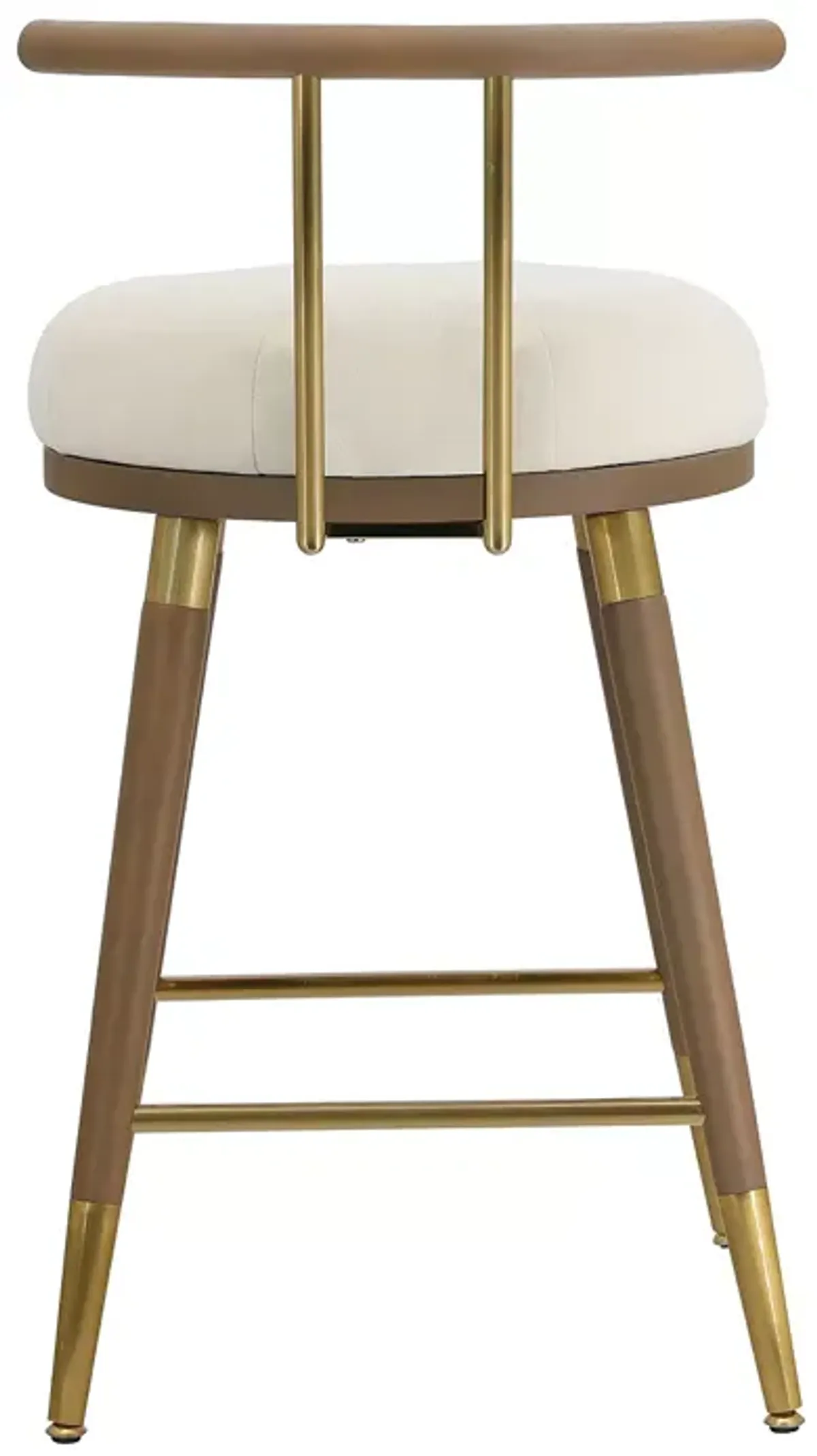 TOV Furniture Juniper Cream Velvet Barstool