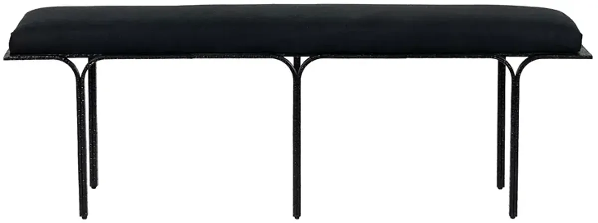 TOV Furniture Bryn Black Bench