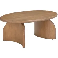 TOV Furniture Sofia Cognac Wooden Coffee Table