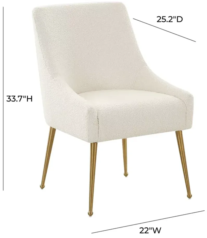 TOV Furniture Beatrix Boucle Side Chair