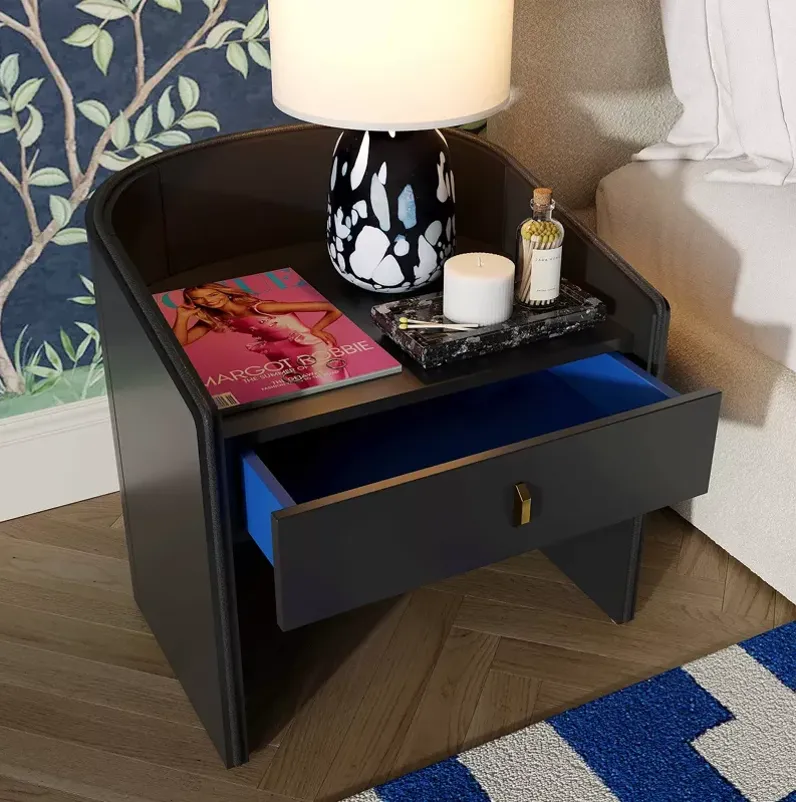 TOV Furniture Collins Lacquer Nightstand