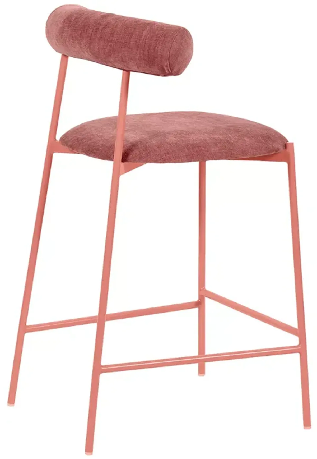 TOV Furniture Liliana Velvet Counter Stool