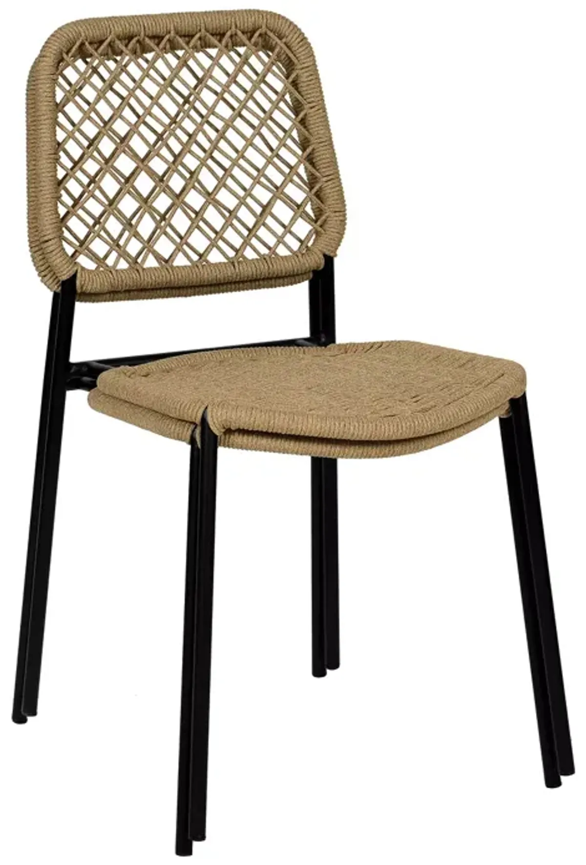 TOV Furniture Lucy Oak Finish Outdoor Dining Chair