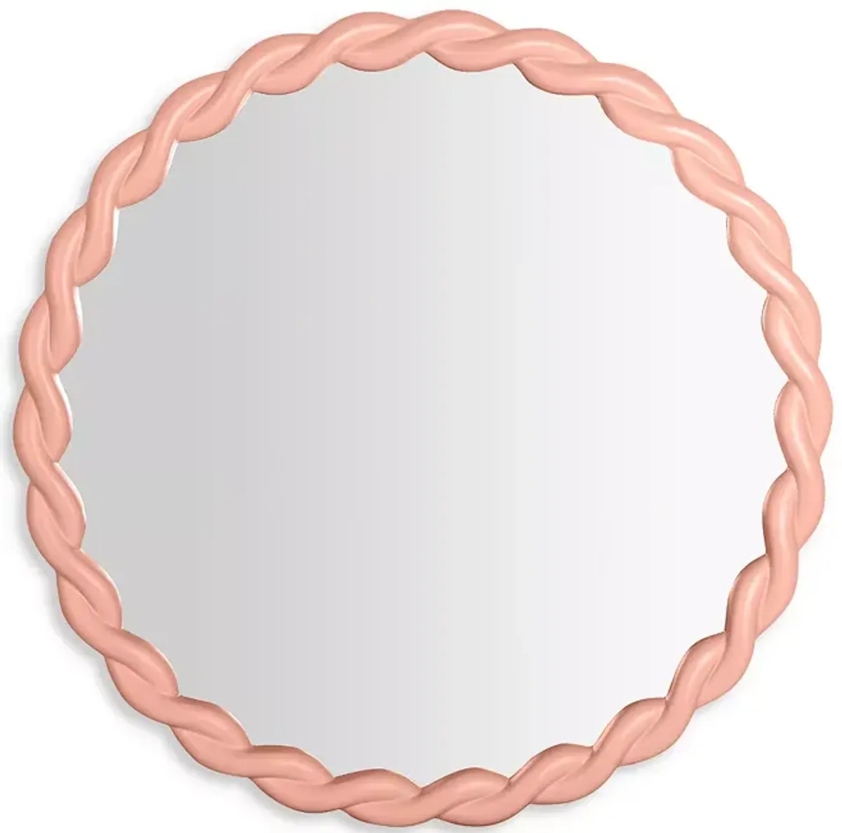 TOV Furniture Agnes Mauve Round Mirror