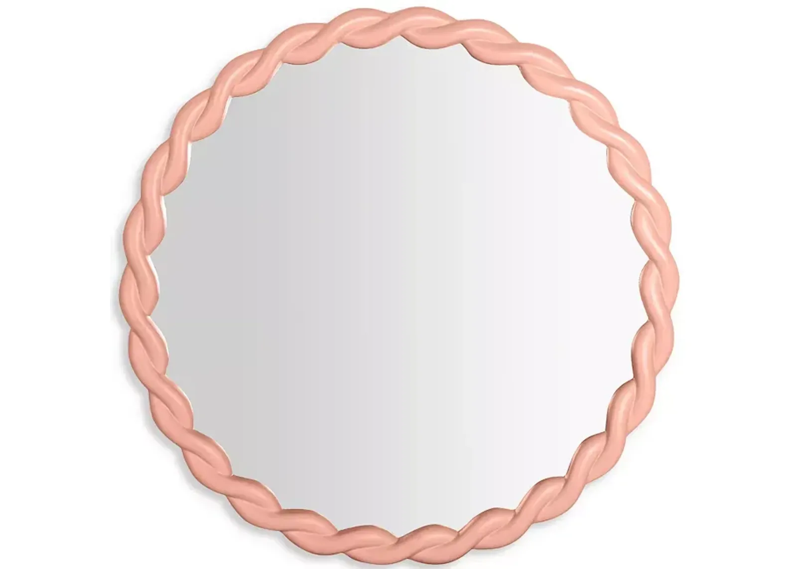 TOV Furniture Agnes Mauve Round Mirror