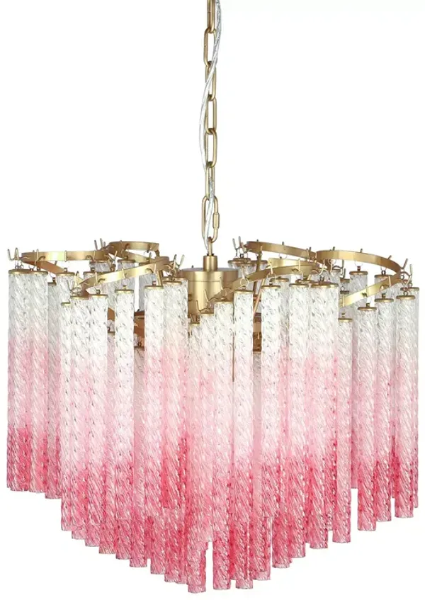 TOV Furniture Ananya Ombre Glass Chandelier