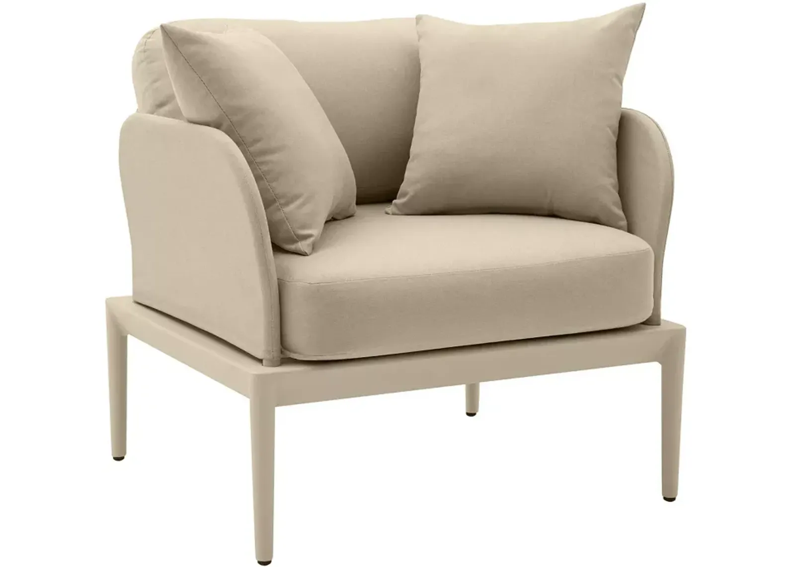 TOV Furniture Kapri Taupe Outdoor Armchair