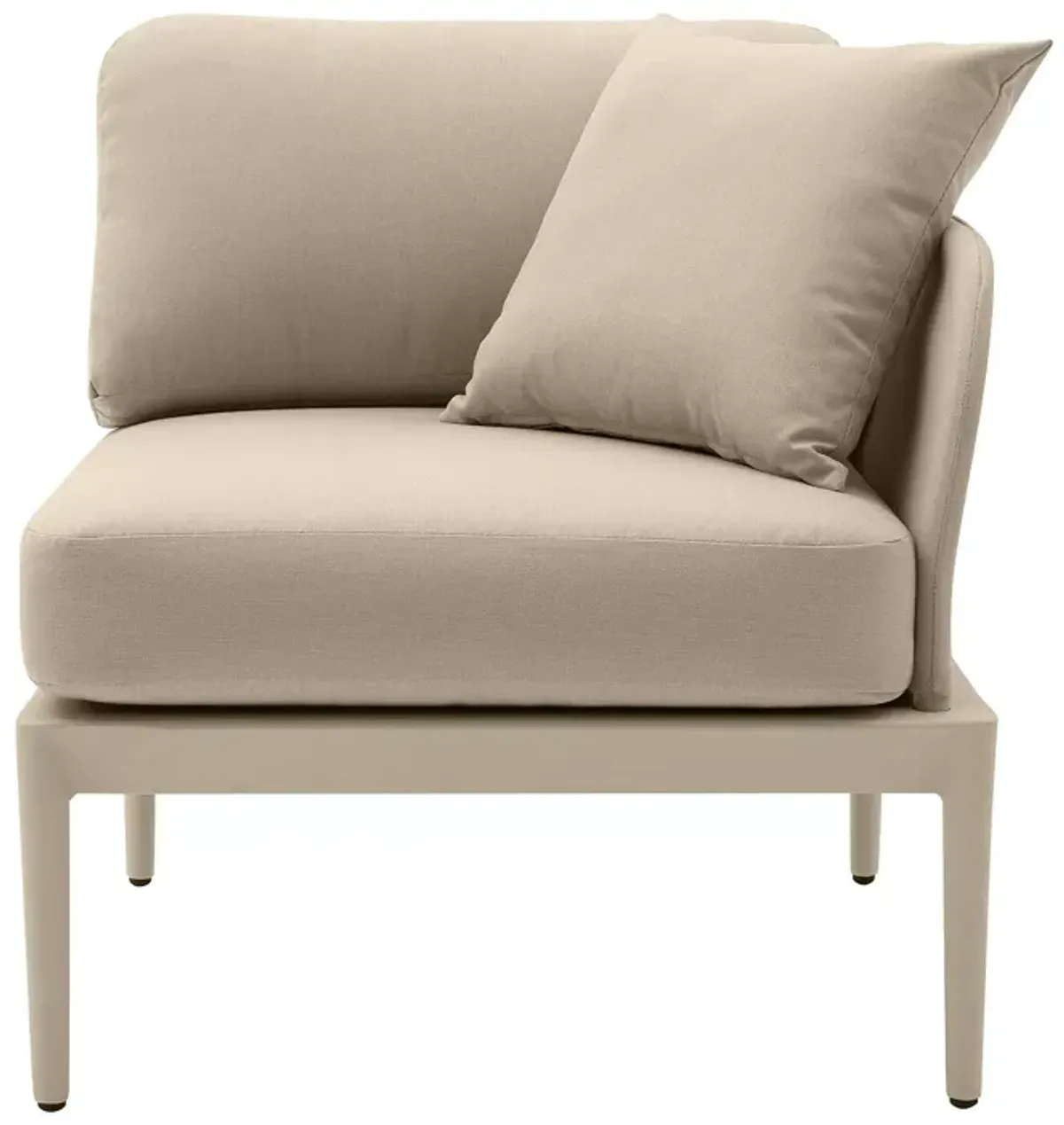 TOV Furniture Kapri Taupe Modular Outdoor RAF Corner Seat