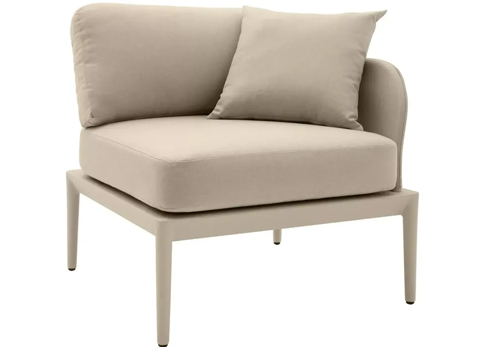 TOV Furniture Kapri Taupe Modular Outdoor RAF Corner Seat