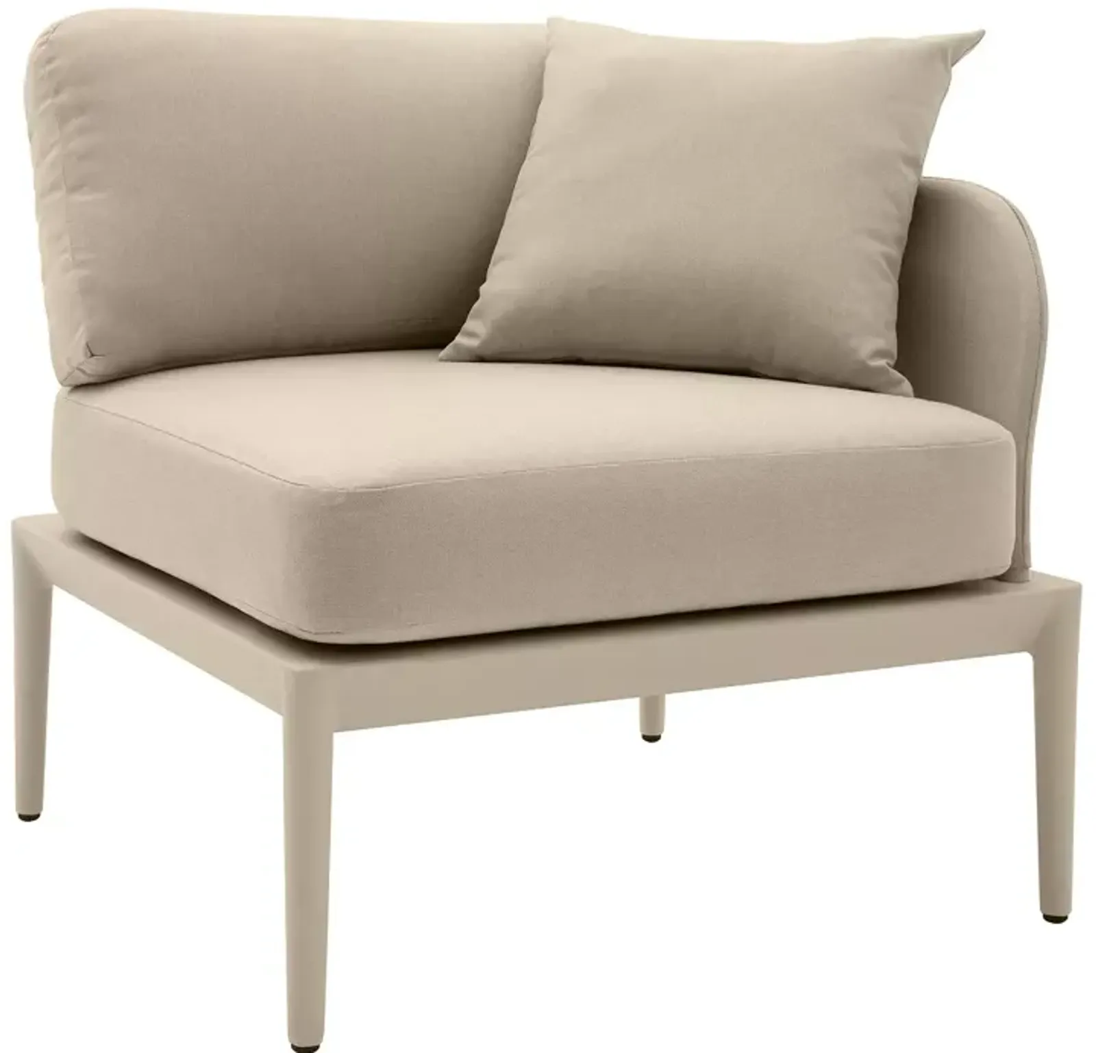 TOV Furniture Kapri Taupe Modular Outdoor RAF Corner Seat