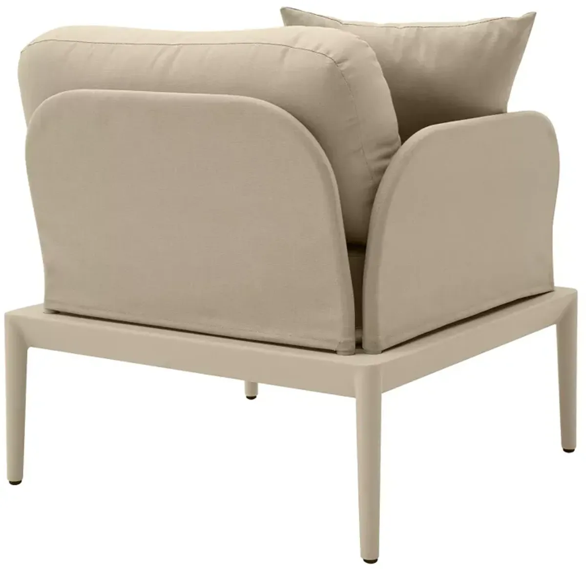 TOV Furniture Kapri Taupe Modular Outdoor LAF Corner Seat