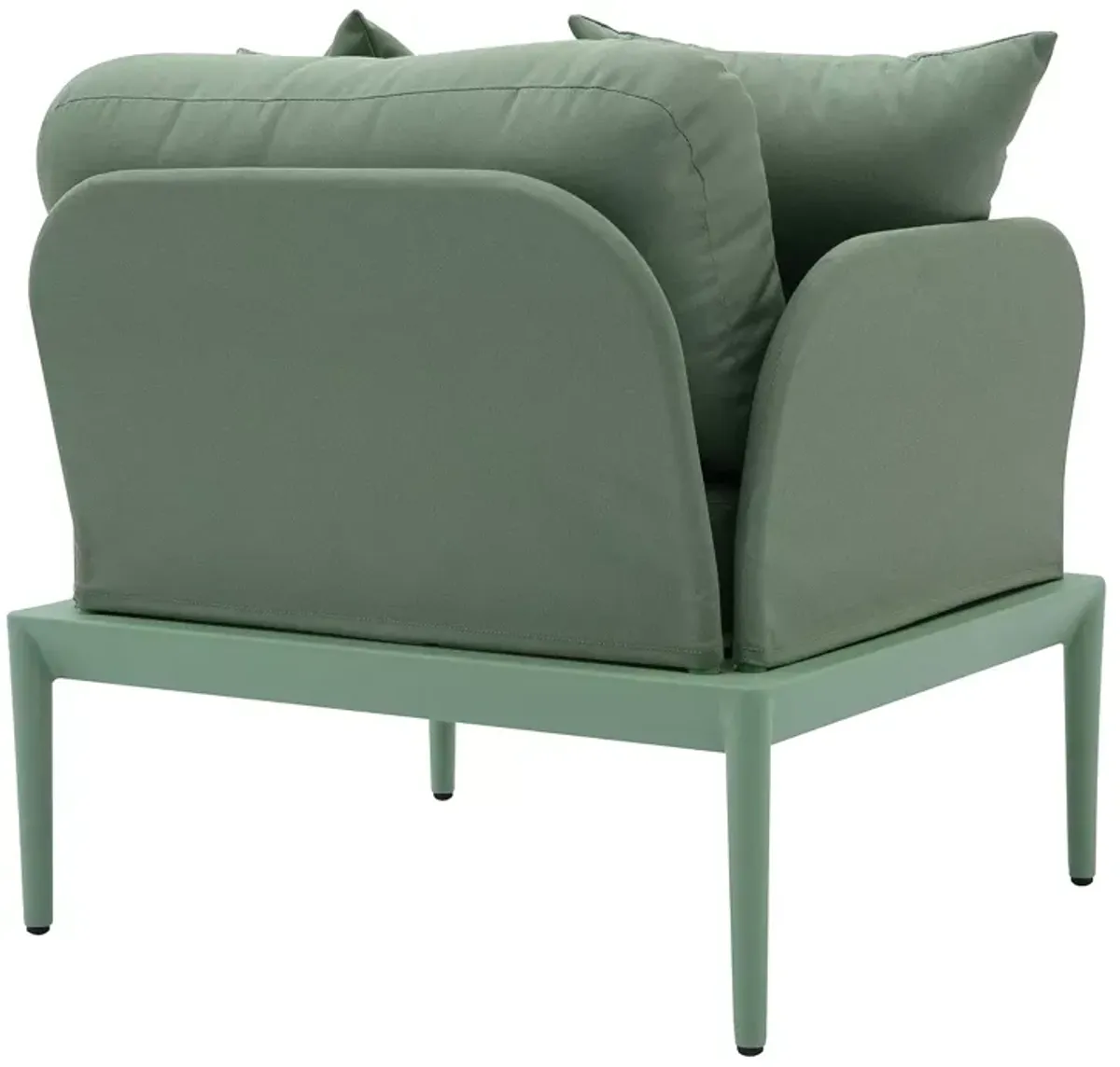 TOV Furniture Kapri Moss Green Outdoor Armchair